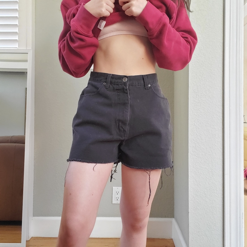Black vintage shorts